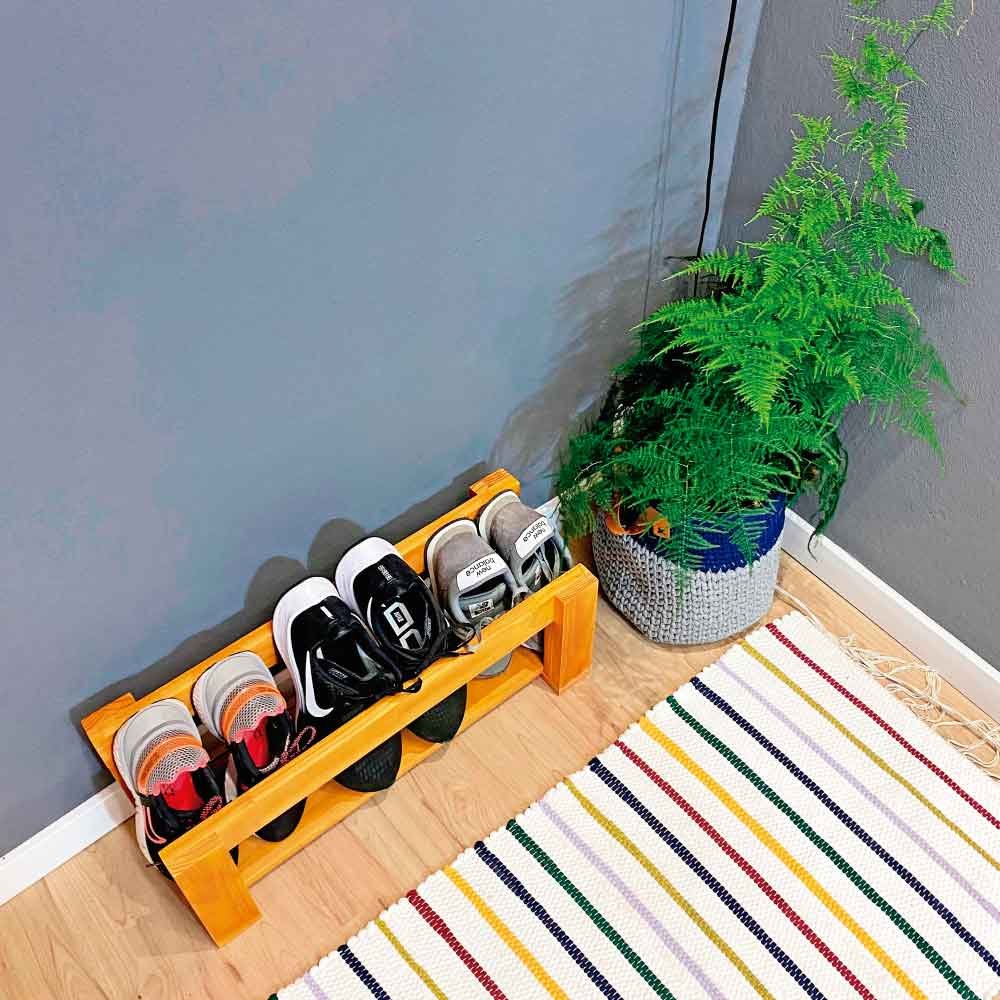 sapateira de madeira pinus linea stair carvalho 4