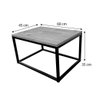 mesa de centro retangular style industrial natural e preto 7