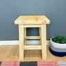banqueta media de madeira pinus natural 2