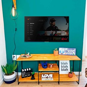 rack de tv industrial de ferro 1 20m carvalho e preto 2