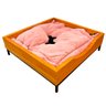 cama baixa pet industrial p com pelucia rosa carvalho e preto 3 web