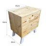 mesa lateral de madeira woods dual gaveteiro natural e branco 5 web