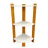 estante de canto para chao de madeira pinus 3 prateleiras linea nozes e branco 2 web
