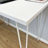 mesa escritorio de ferro e madeira 96cm hairpin industrial branco3