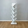 Estante de Madeira para Livros Tree Alta Branco