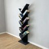 estante de madeira para livros tree alta preto9