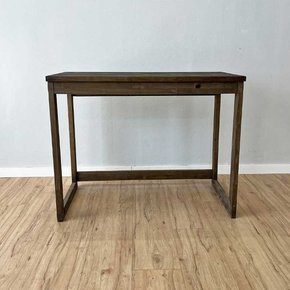 05 mesa escritorio de madeira pinus linea tabaco