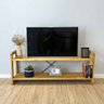 19 rack de tv de madeira pinus linea nozes