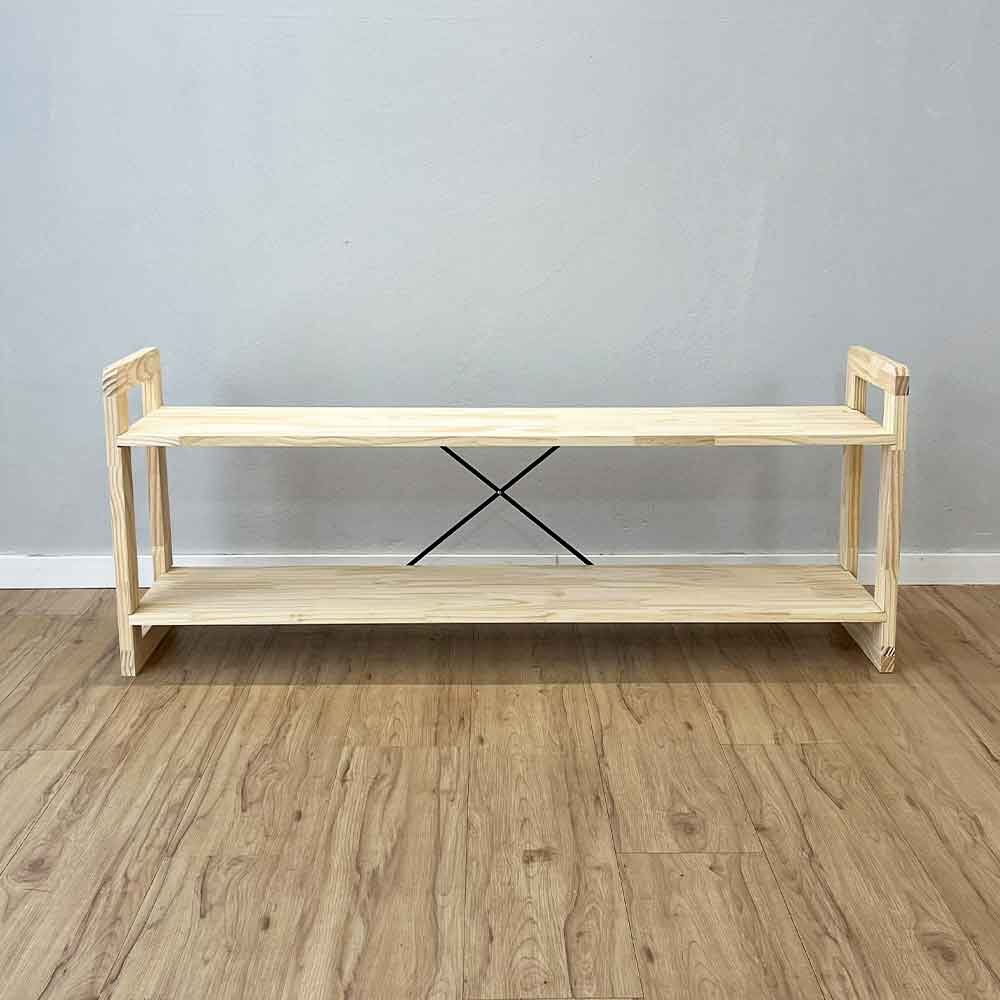 10 rack de tv de madeira pinus linea natural