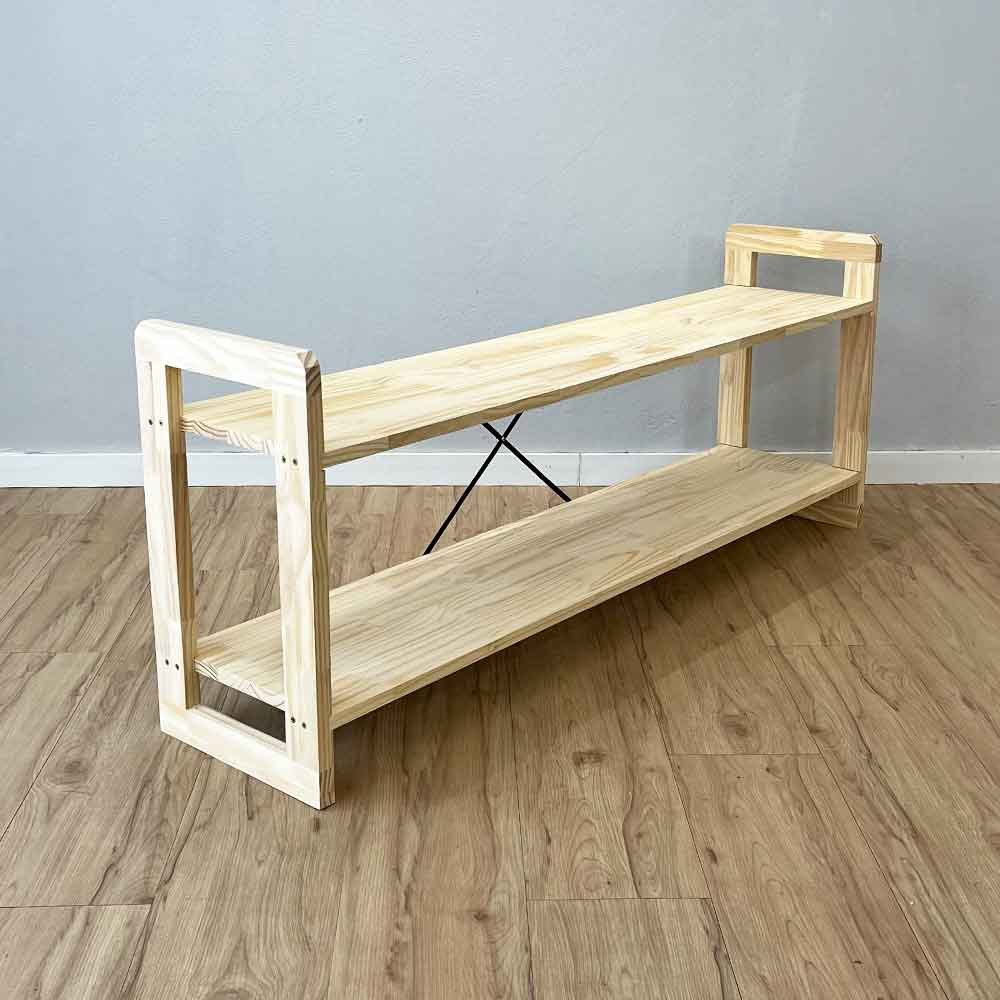 11 rack de tv de madeira pinus linea natural