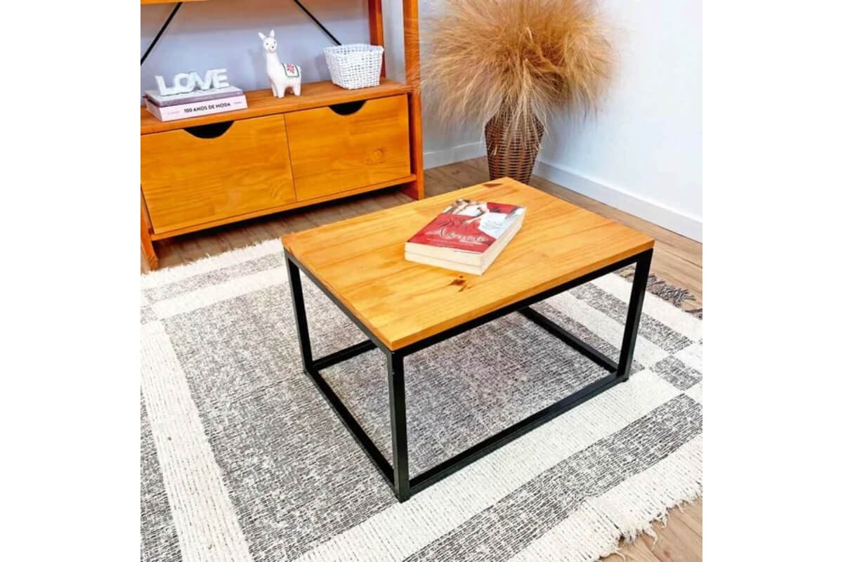 mesa de centro estilo moveis estilo industrial