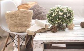 sala com decoracao estilo rustico