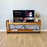 12 rack de tv de madeira pinus linea carvalho