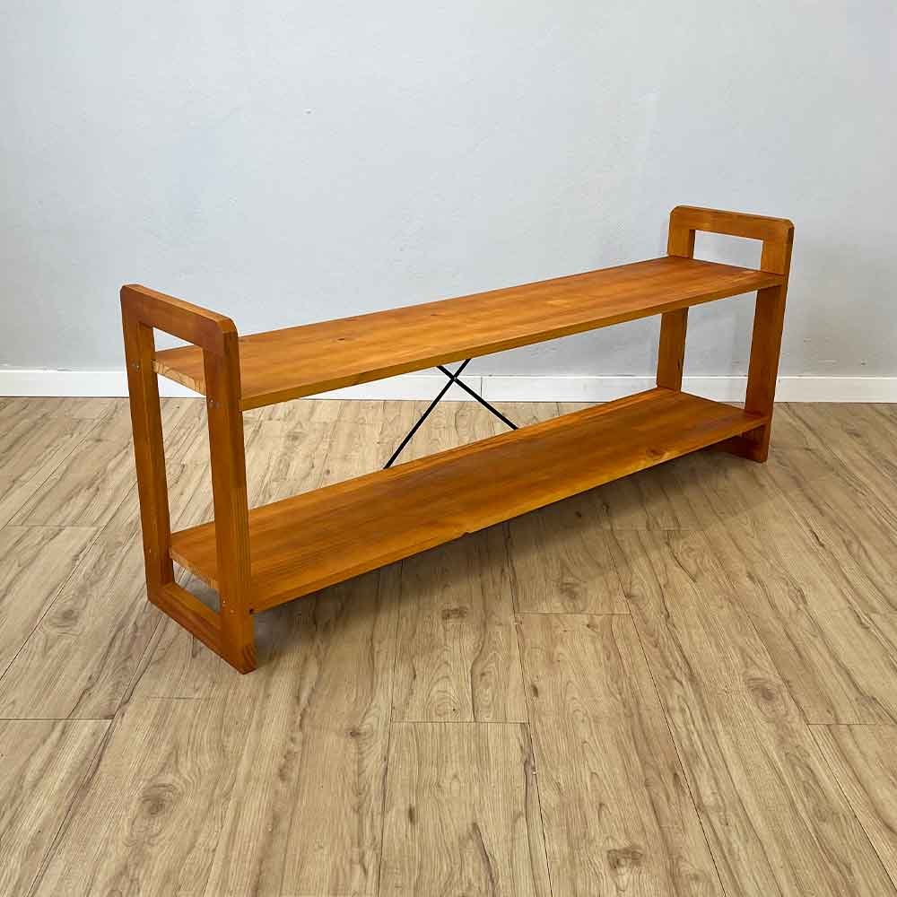 14 rack de tv de madeira pinus linea carvalho