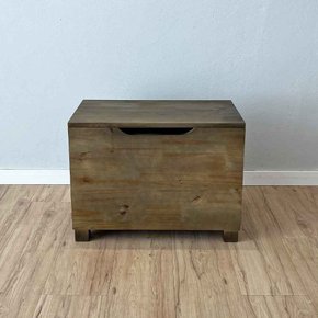 bau banco multiuso de madeira pinus pequeno tabaco6