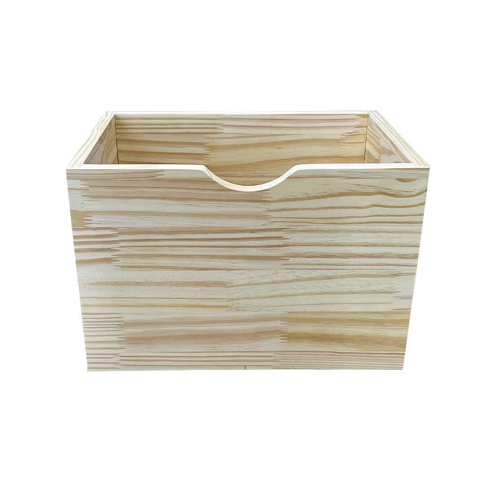 04 gaveta media de madeira linea natural