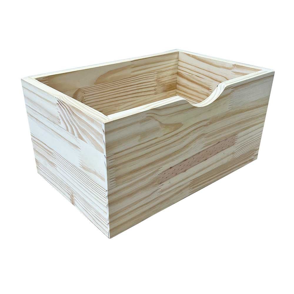 04 gaveta baixa de madeira linea natural