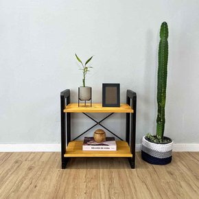 mesa lateral de madeira pinus linea nozes e preto4