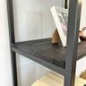 estante style de ferro e madeira slim 6 prateleiras industrial preto9
