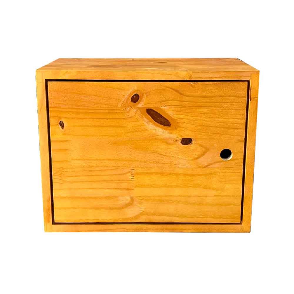 nicho de madeira pinus com porta carvalho4