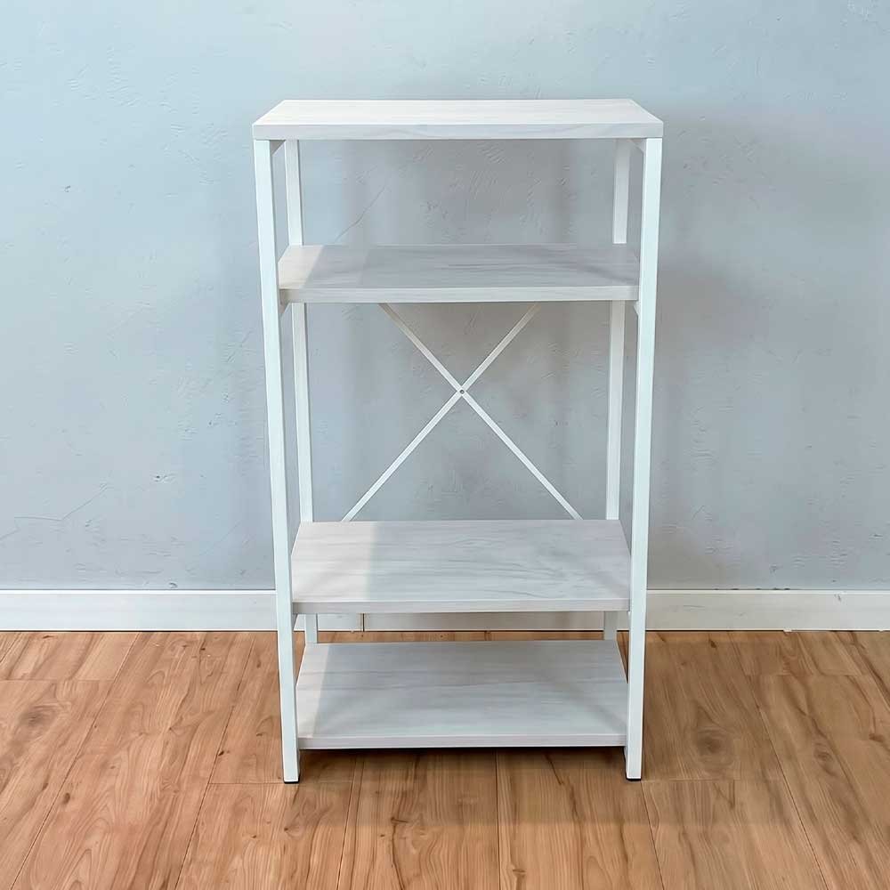 aparador industrial de ferro e madeira style slim branco1