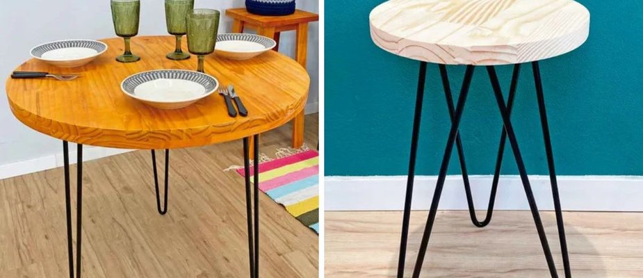 Móveis com hairpin legs: o que são, de onde vieram e por que combinam com qualquer estilo