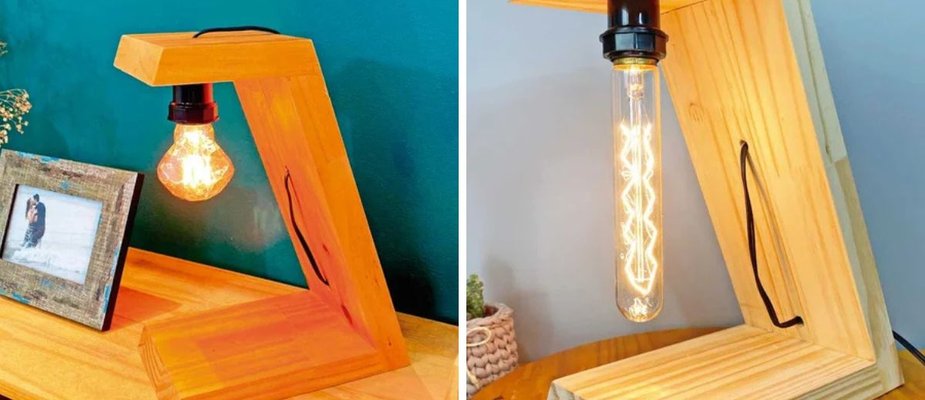 Luminária de mesa em madeira: como usar iluminação de apoio para criar ambientes por zonas