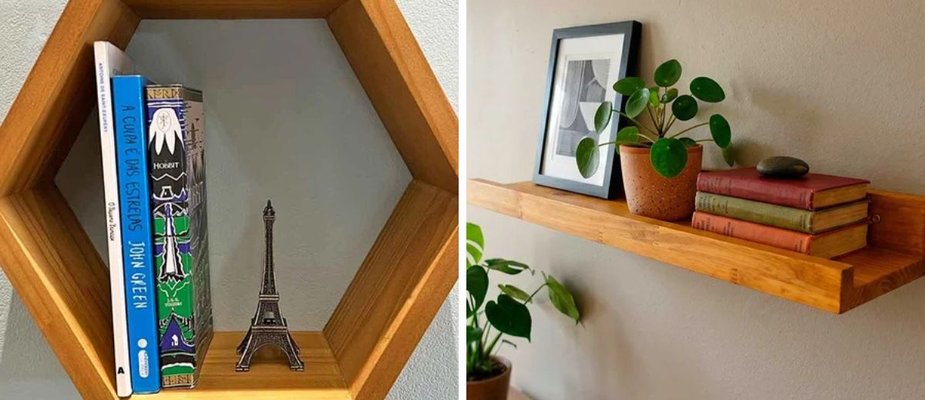 Prateleira calha ou nicho de parede: qual suporta mais peso e onde instalar cada uma?
