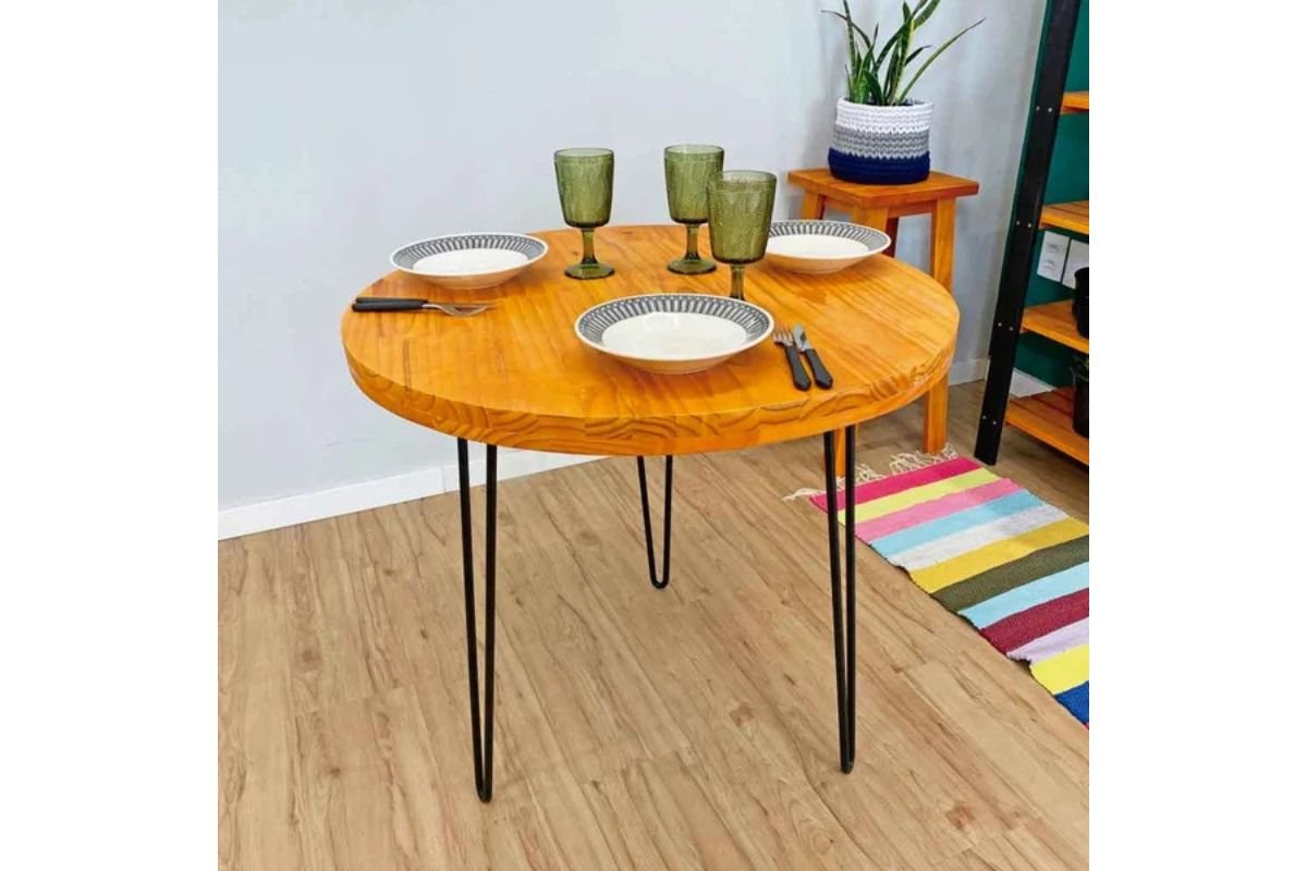 mesa de jantar redonda