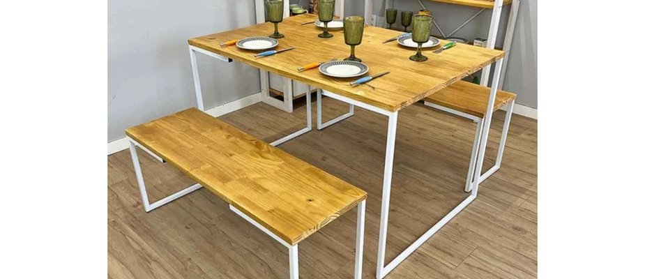 Mesa de jantar industrial: guia para escolher o tamanho ideal Mesa de jantar industrial: guia para escolher o tamanho ideal