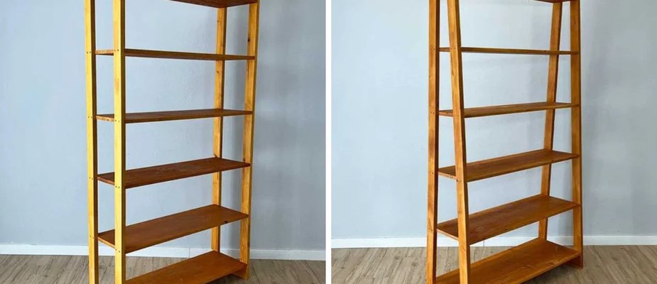 Estante escada ou estante reta: saiba como o formato muda o uso do espaço e a distribuição do peso Estante escada ou estante reta: saiba como o formato muda o uso do espaço e a distribuição do peso
